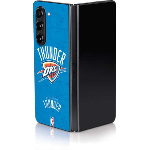 NBA Oklahoma City Thunder Primary Logo Galaxy Z Fold5 5G Skin